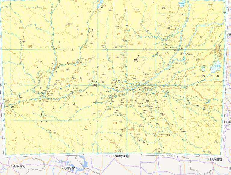 The Historical Maps of the Han and Wei States in the Warring States Period of China