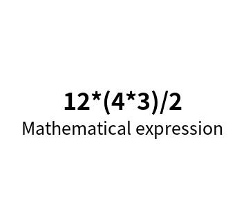 Mathematical expression online calculator