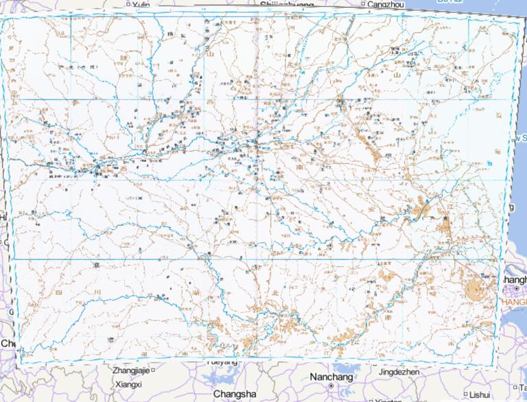 The Historical Map of the Central Region of the Western Zhou Period in China