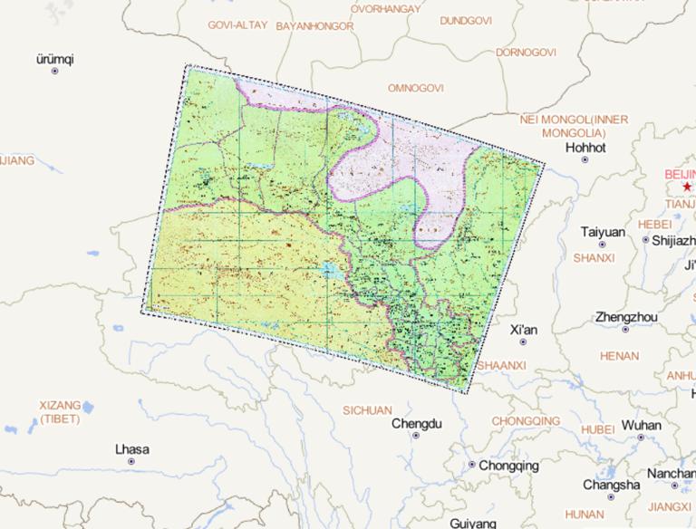 The Historical Map of Eastern Longyou Road in the Tang Dynasty