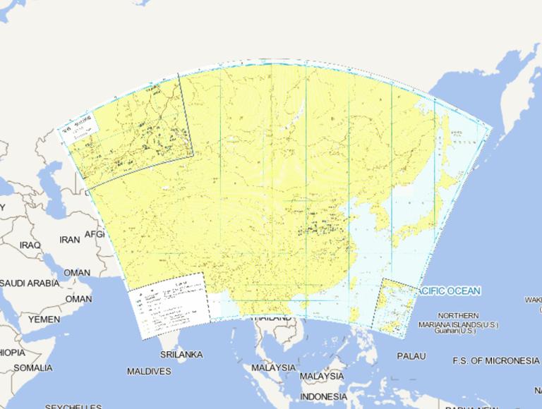 The Historical Map of the Xia Dynasty in China