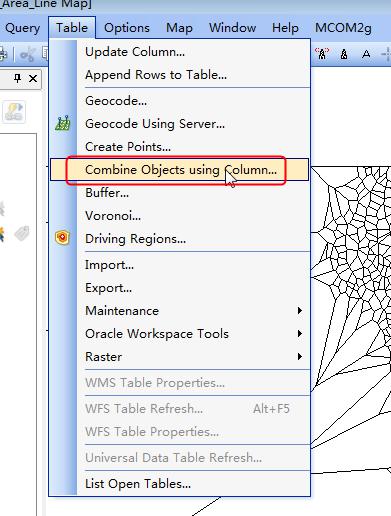 Merge objects with columns