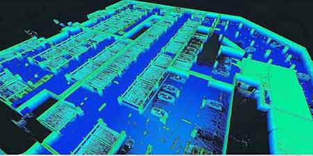 3D lidar scanning modeling